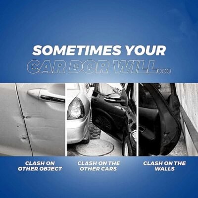 Door Guard Black Car Door Guard Universal (Set of 4) for All Cars