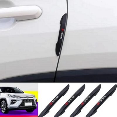 Car Side Door Edge Guards Protector 4pcs Rubber Accessories Door Side Guard for Toyota
