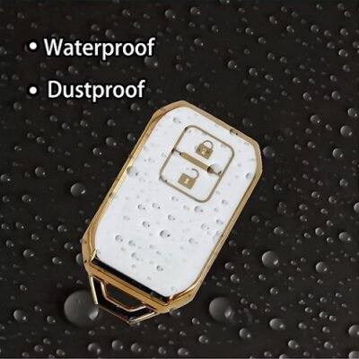Smart Key Remote Case Covers Smart 2 White [ for Suzu-ki & Toyo-ta Ciaz | Baleno | S-Cross | Vitara | Brezza | Ignis | Swift | Ertiga | Urban Cruiser ]