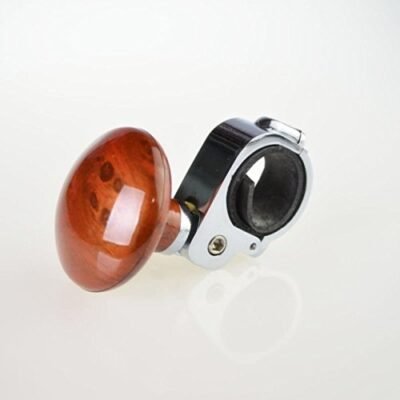 Universal Car Steering Wheel Spinner Knob, Power Handle Ball Booster Spinner Knob, Car Steering Wheel Assist Knob Steering Handle Ball Steering (Wood)