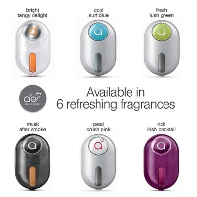 Godrej aer click Car Vent Air Freshener Kit – Long-Lasting Spill-proof Rich Irish Cocktail (10g)